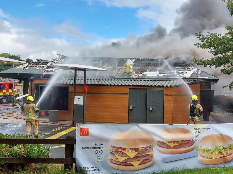 Newbridge Fire:  McDonald's releases statement on future of damaged restaurant