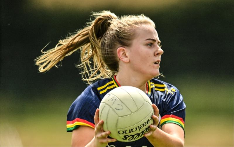 Carlow player has been named on the ladies junior football team of the year