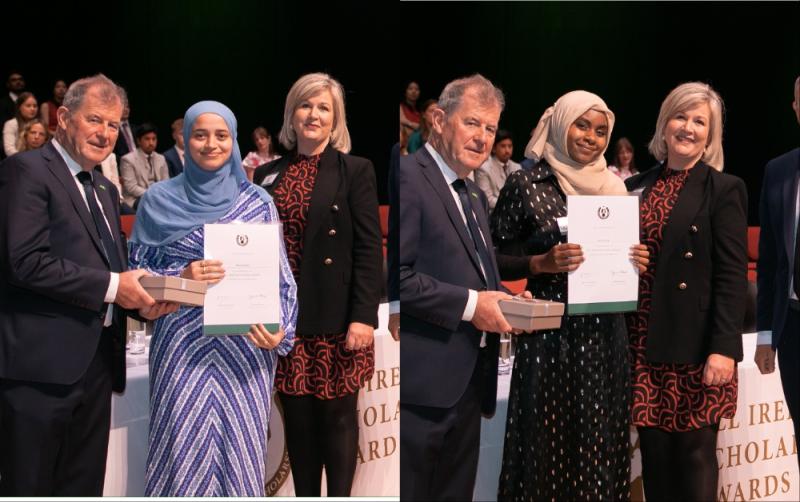 Two students from St. Leo's College Carlow have been awarded an All Ireland Scholarship