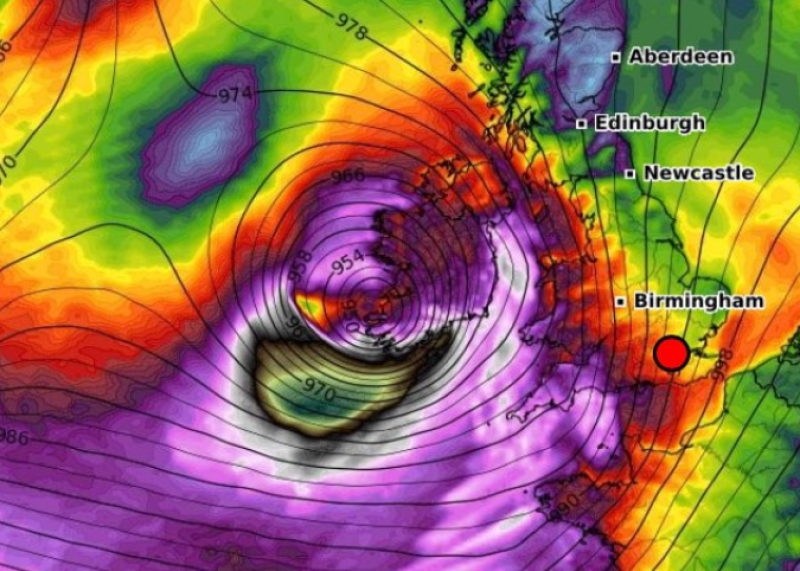 Met Éireann verdict on Storm Ciaran amid alerts for strong winds and flooding
