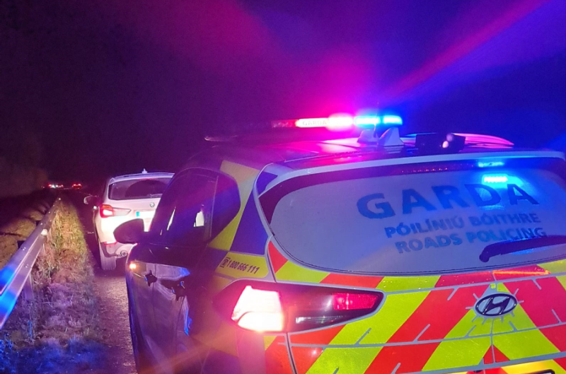 Gardaí seize car caught at 151km/h on motorway after discovery during stop