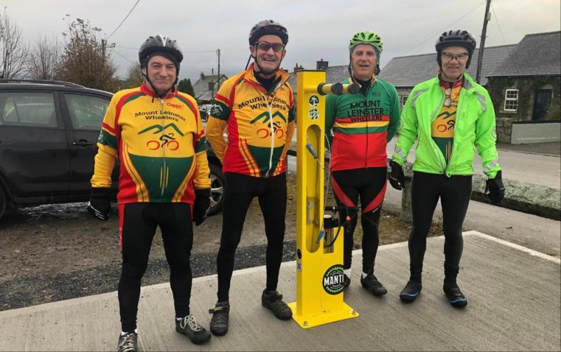 New bicycle parking facilities in Carlow appreciated by cyclists of all ages and abilities