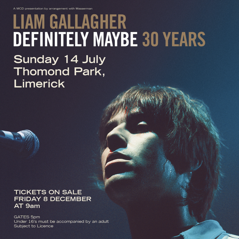 Liam Gallagher set to rock Thomond Park for Summer 2024 