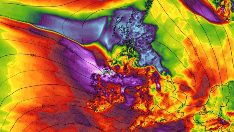 Met Eireann issues weather warnings with storm winds to rip across Ireland