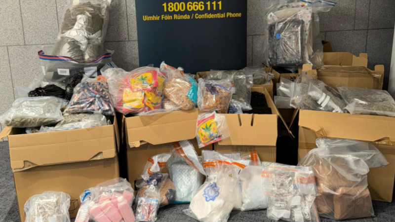 Three men arrested after Gardaí find €3m cache of cocaine and cannabis jellies