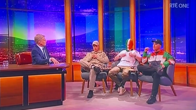 Irish rap trio set to appear on legendary US TV chat show next week