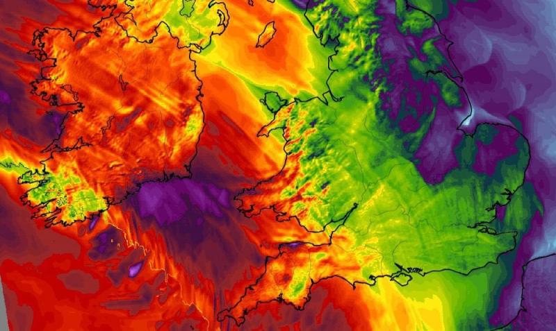 Met Éireann issues weather warnings with five counties pinpointed for battering