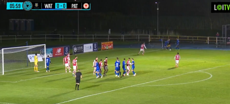 WATCH: Carlow striker scores stunning header in latest Waterford win over St. Pat's