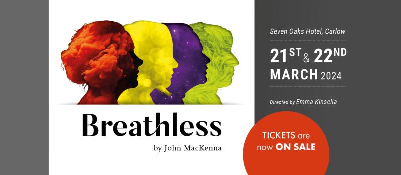 CLTS to perform John MacKenna’s ‘Breathless in Carlow's Seven Oaks Hotel 