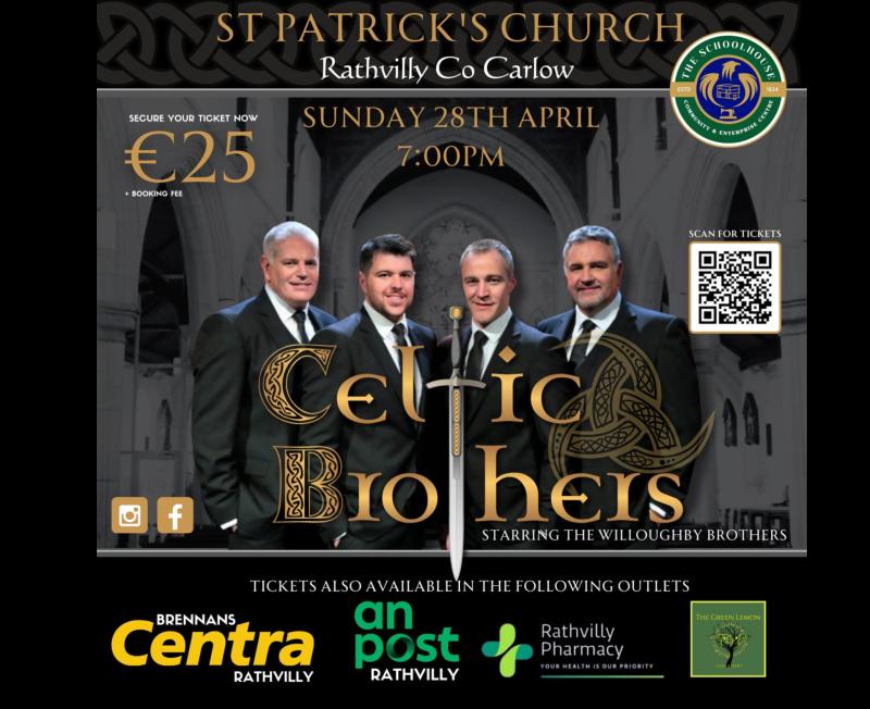 Celtic Brothers Come to Rathvilly! 28th April