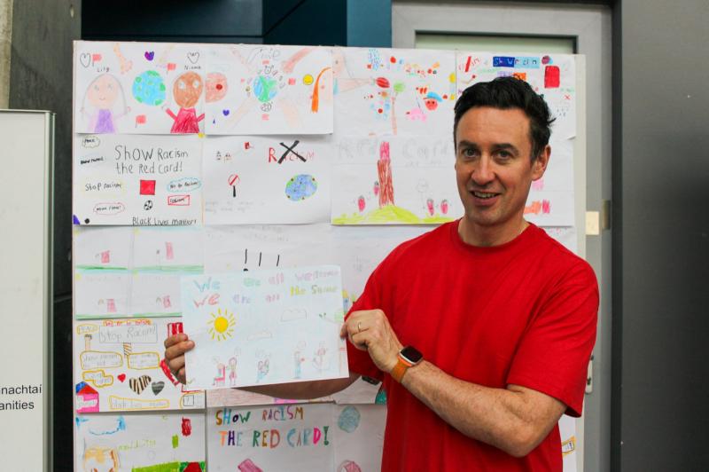 SETU Carlow 'Shows Racism the Red Card' hosting a student art competition 