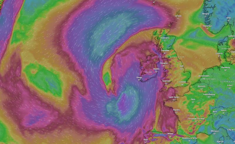 LIVE TRACKER: Track Storm Kathleen as it hits Ireland amid Met Eireann warnings