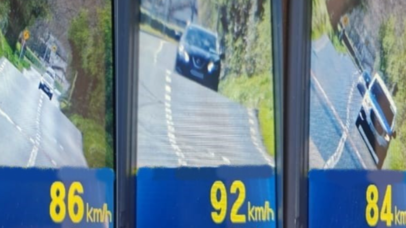 Gardaí catch motorists travelling 'well above' speed limit in residential area of Kildare