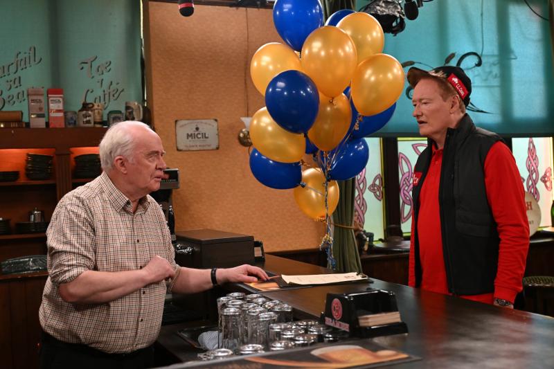 Conan O’Brien makes Irish TV debut after tracing family roots in Limerick