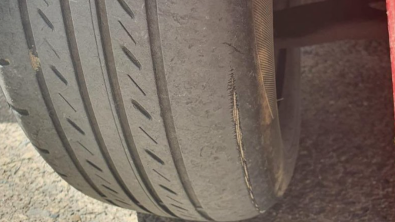 'It's very dangerous' - Gardaí fine driver with defective tyre as they issue appeal