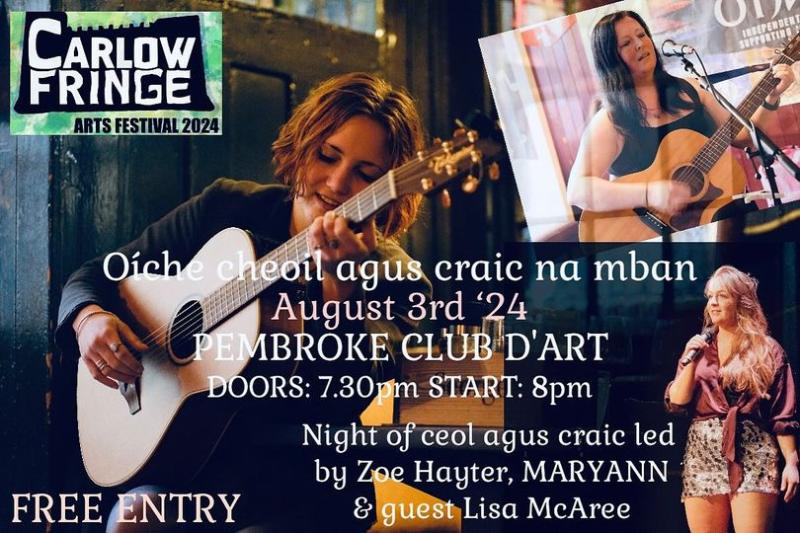 WHAT'S ON: Carlow Fringe Festival announce their Saturday line-up