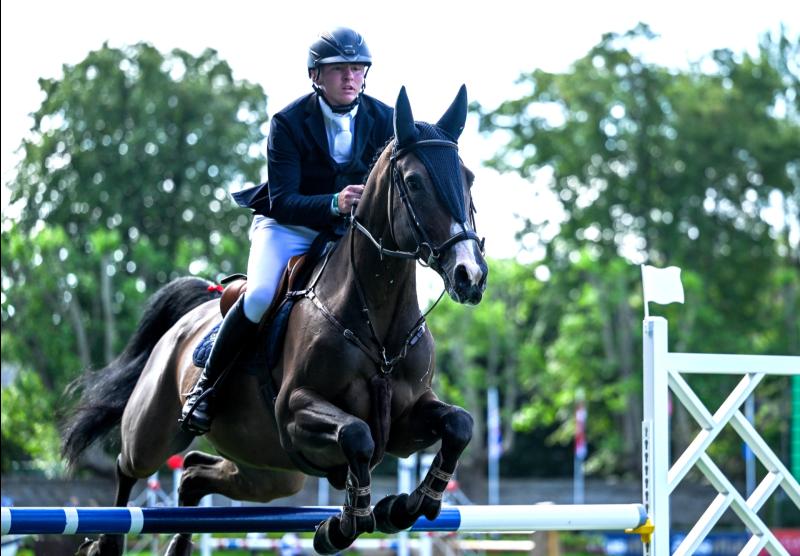 Carlow Jockey wins qualifier at the RDS Dublin Horse Show 