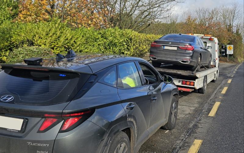 Gardaí seize luxury BMW from unaccompanied learner with no seatbelt, L-plates or insurance
