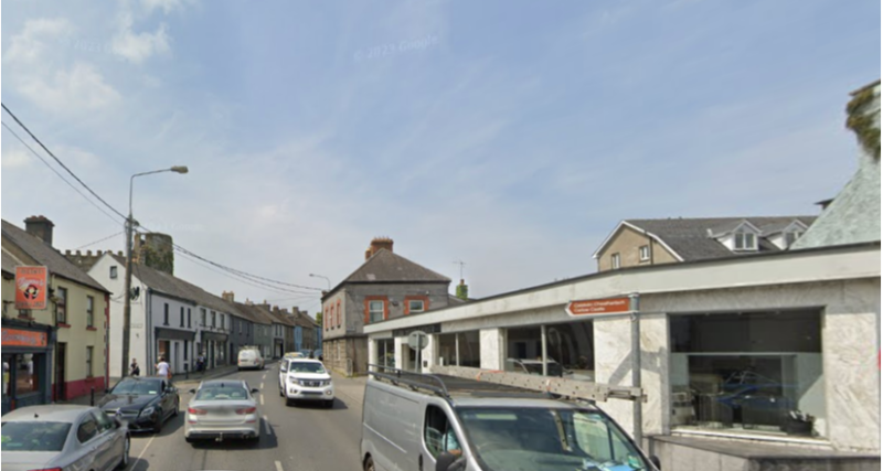 Planning application for change of use of Carlow Town take away to a single home 