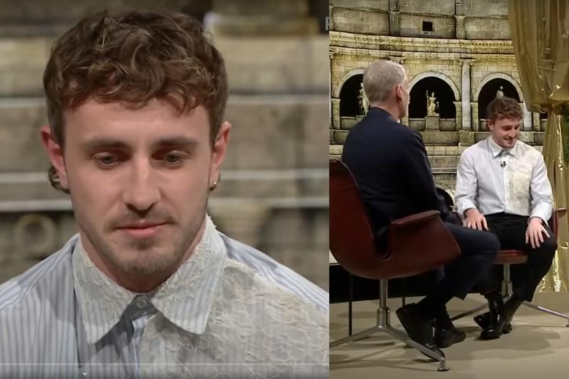 WATCH: Paul Mescal breaks silence on viral Saoirse Ronan moment on RTE Late Late