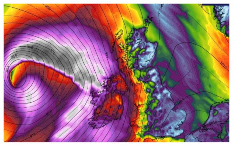 Weather warnings in place for Carlow as Storm Bert approaches 