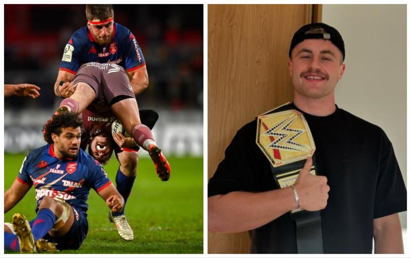 Munster's 'WWE Champ' Craig Casey gives cheeky reaction to horror Stade Francais red card
