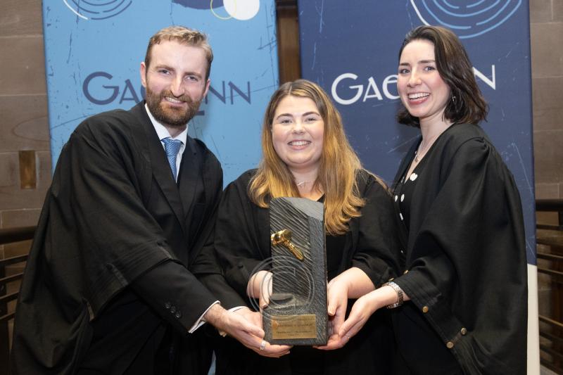 Carlow trainee solicitor wins Irish language legal competition