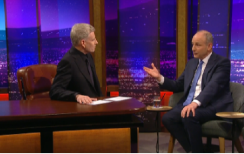 Micheál Martin labels Zelensky Trump exchange very unsettling on Late Late Show