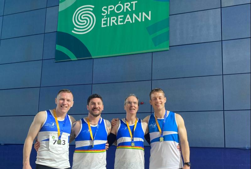 Local Carlow athletics team beat 8 year old record winning Leinster title 