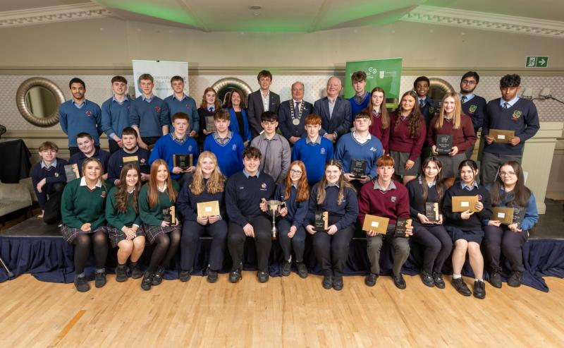 All the winners from the Student Enterprise awards in County Carlow 