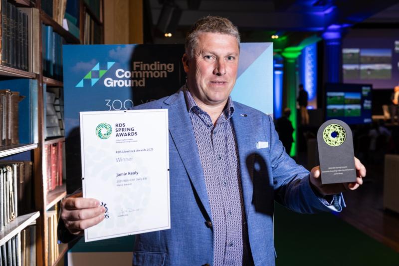 Carlow farmer wins RDS Dairy Herd Award in Dublin