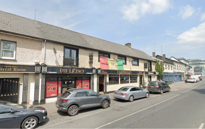 Planning for the demolition and replacement of front façade of Carlow Town funeral home  
