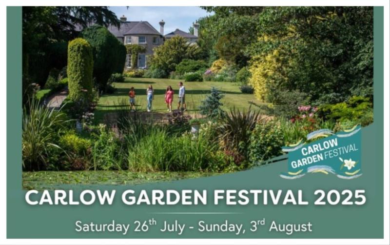 Irish rugby legend to join exciting line-up of guests at Carlow Garden Festival 2025