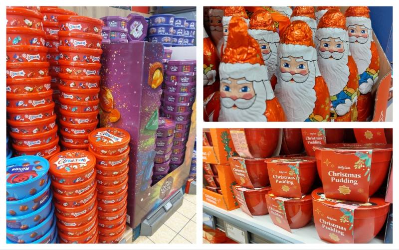 Is it Christmas already? Roses, Santa's and Christmas pudding spotted at Aldi in Carlow