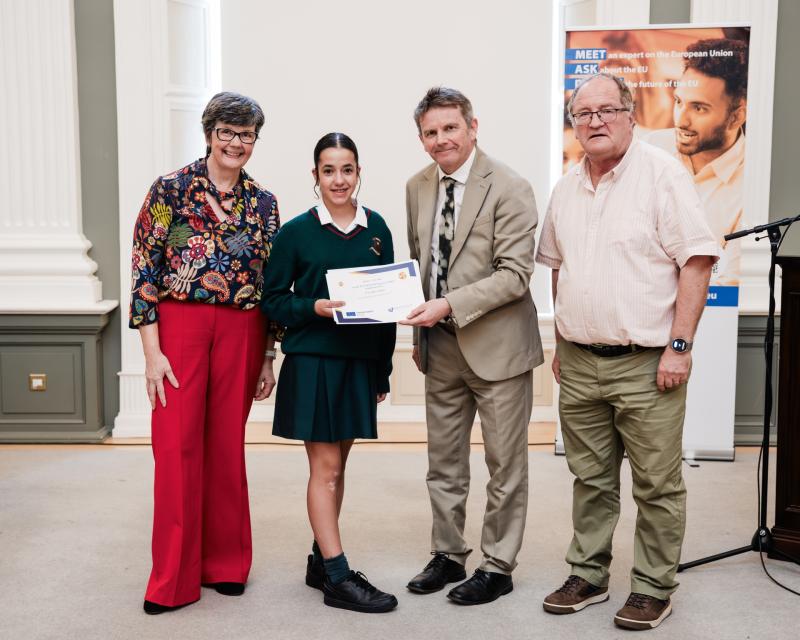 Carlow student announced as winner of prestigious public speaking competition