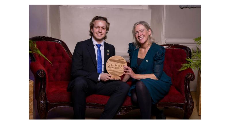 'Went above and beyond'- Carlow student wins prestigious climate ambassador award 
