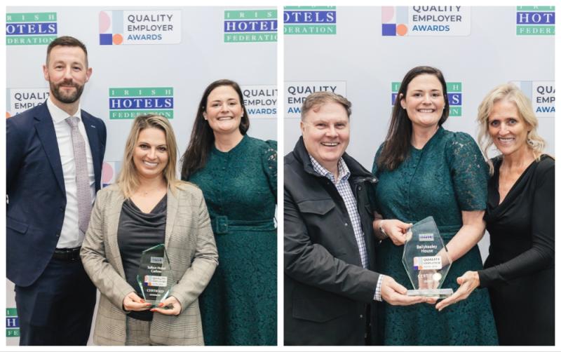 Two Carlow hotels recognised at major national awards celebrating top employers