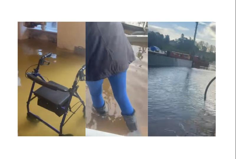 'God help her'- Shock in Carlow as elderly lady's home flooded during Storm Chandra