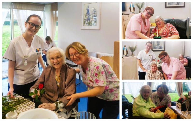 PICTURES: Carlow hospital welcomes spring with flowers, tea and a burst of colour