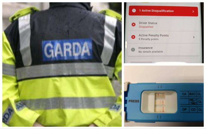 Carlow garda&iacute; swoop as disqualified driver tests positive for shocking cocktail of drugs