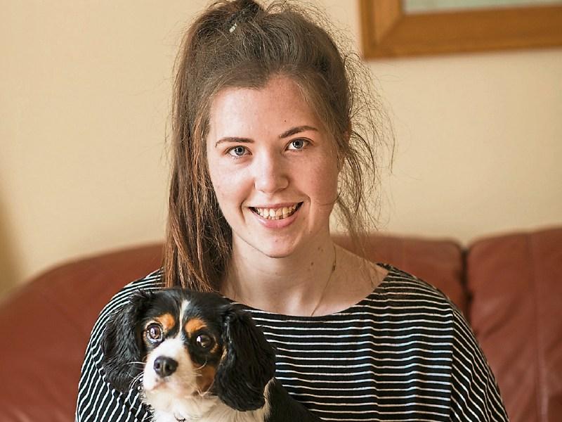 'I want to get some of my life back': Emma Lacey with her pet Dougal
