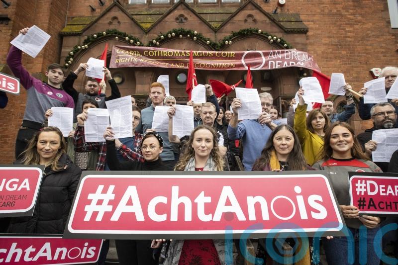British monarch announces plan to legislate on Irish language in Northern Ireland