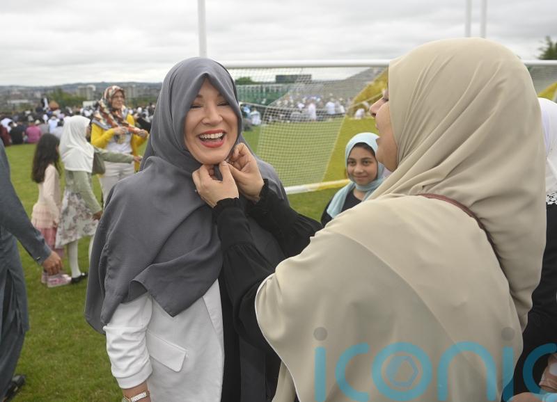 Sinn Fein's Michelle O’Neill calls for rainbow of cultures as she attends Eid celebration