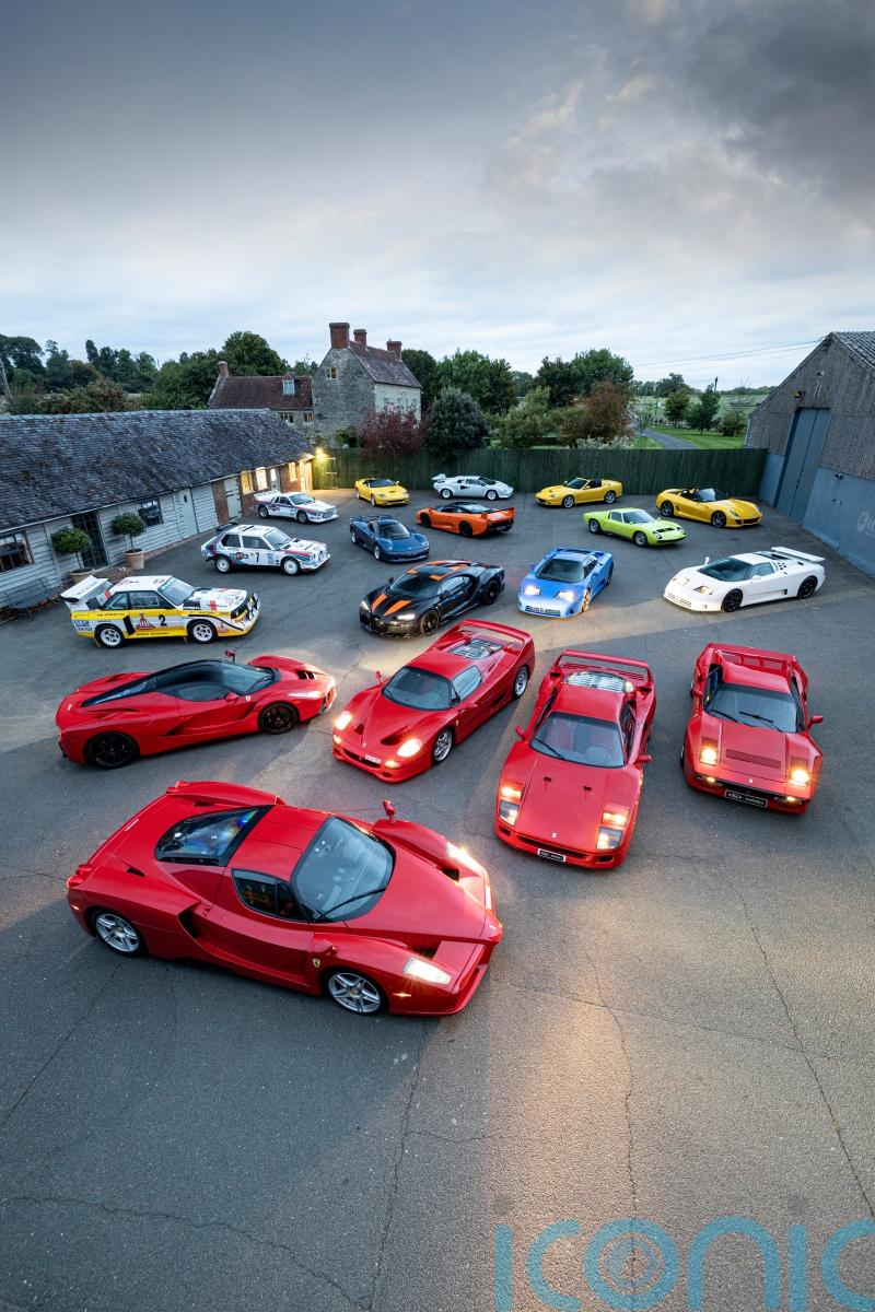 Eighteen supercars set for auction