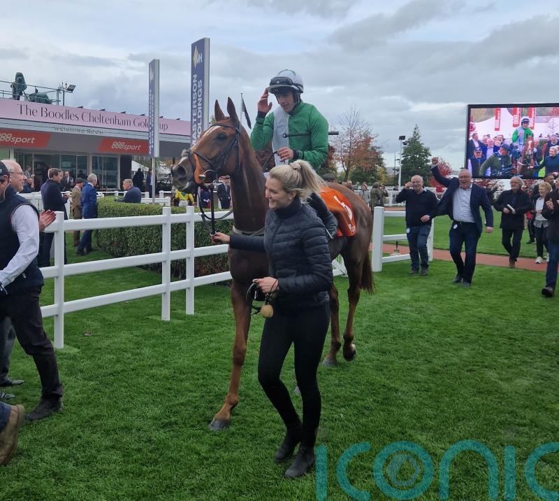 Jockey Brian Hayes hits Cheltenham target with Dads Lad