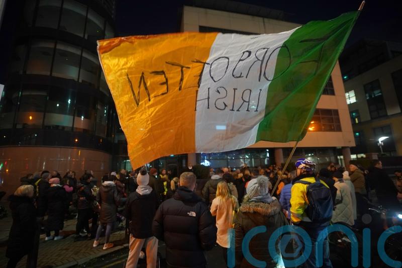 Community groups and politicians condemn ‘hateful’ protests against migrants