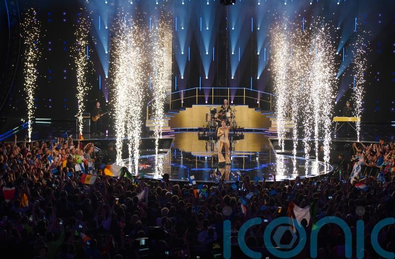 Ireland’s Wild Youth light up Eurovision stage in gold as they bid for final