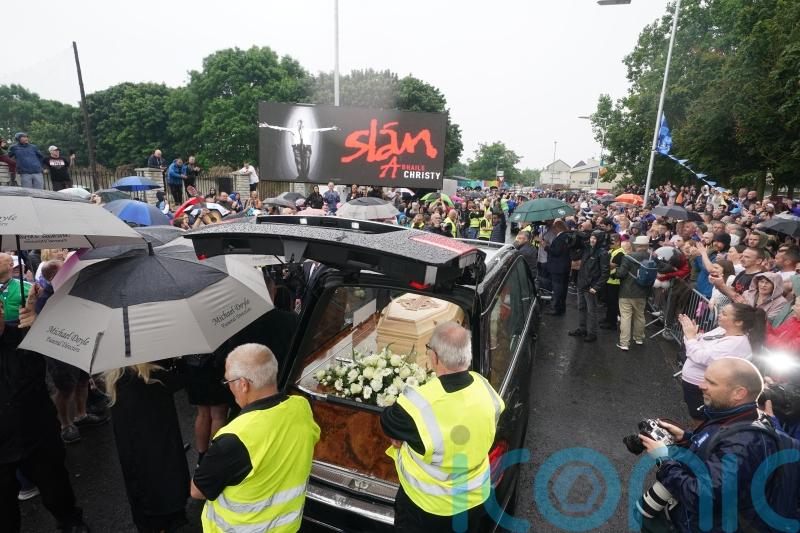 ‘We cherished him’: Dublin bids farewell to rock singer Christy Dignam