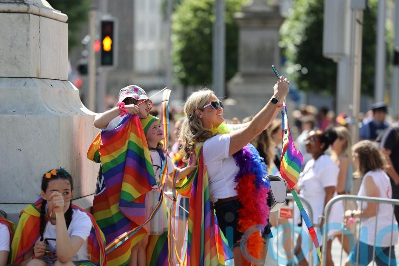Thousands march through Dublin for Pride parade 40th anniversary
