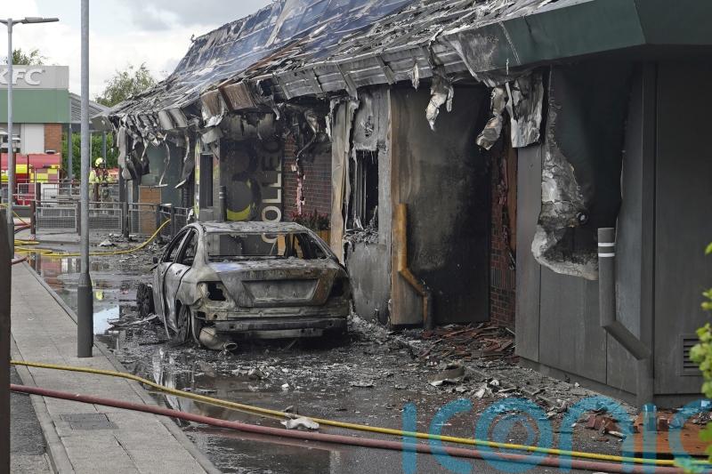 Fire causes ‘extensive damage’ to McDonald’s drive-thru in Co Kildare